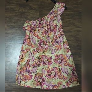 One shoulder summer dress
